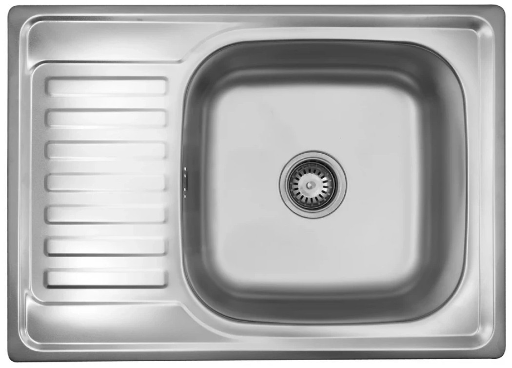 Кухонна мийка довжина 500 мм Kroner KRP Satin - 6950 (0,8 мм)