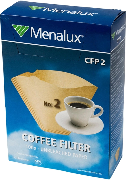 Цена фильтры для кофеварок Menalux CFP 2 100 шт. в Киеве