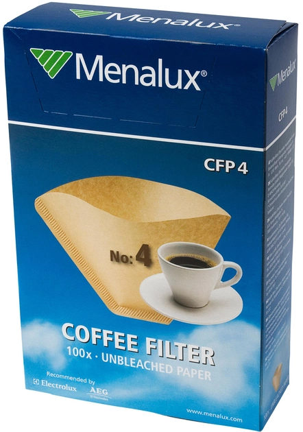 Фільтри для кавоварок Menalux CFP 4 100 шт. в інтернет-магазині, головне фото