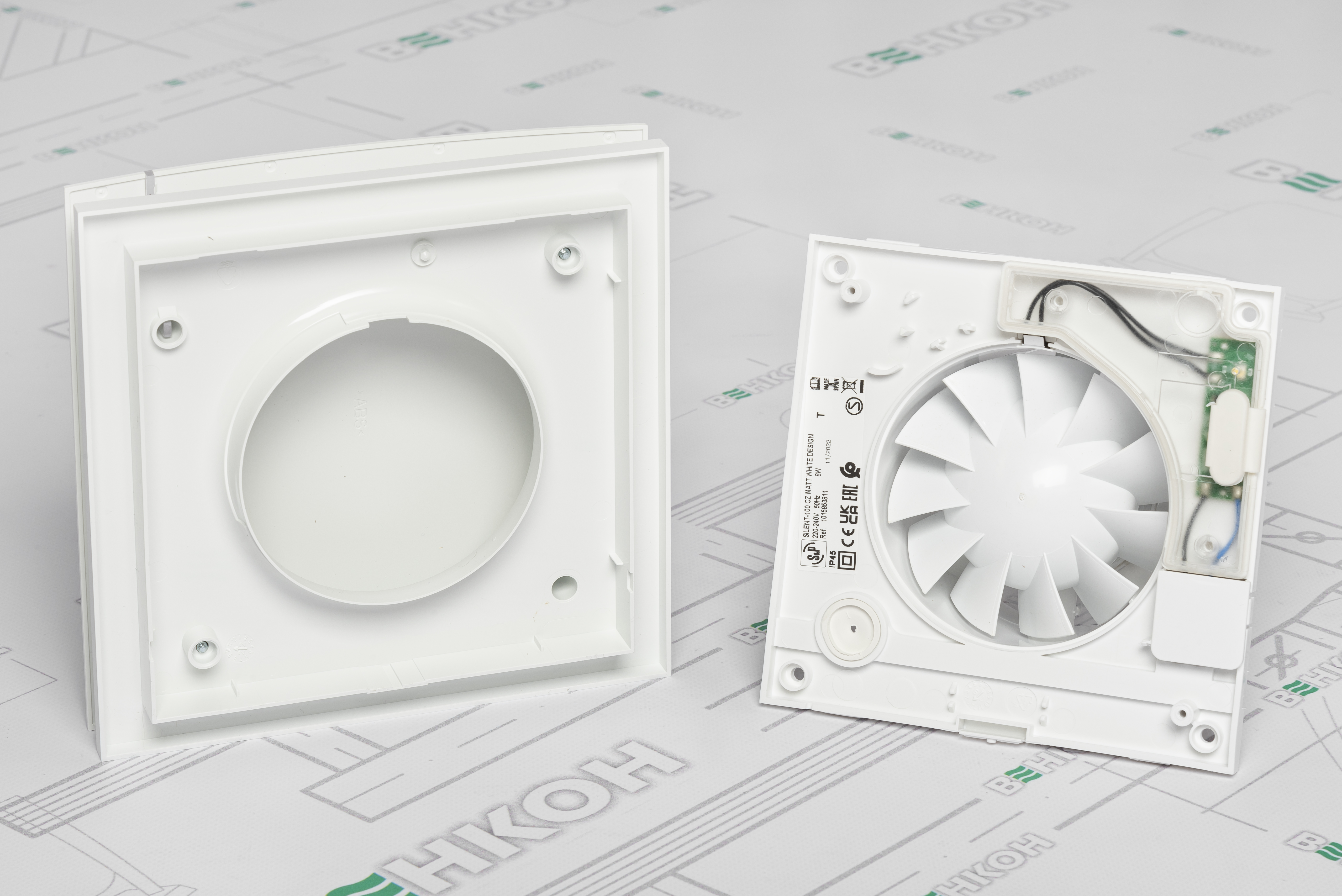 Вытяжной вентилятор Soler&Palau Silent-100 CZ Matt White Design-4C обзор - фото 8