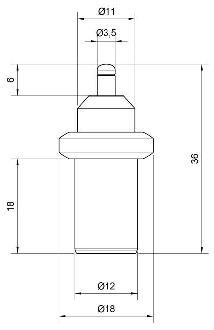 Icma для антиконденсаційного клапана 60⁰C №8749 Габаритні розміри
