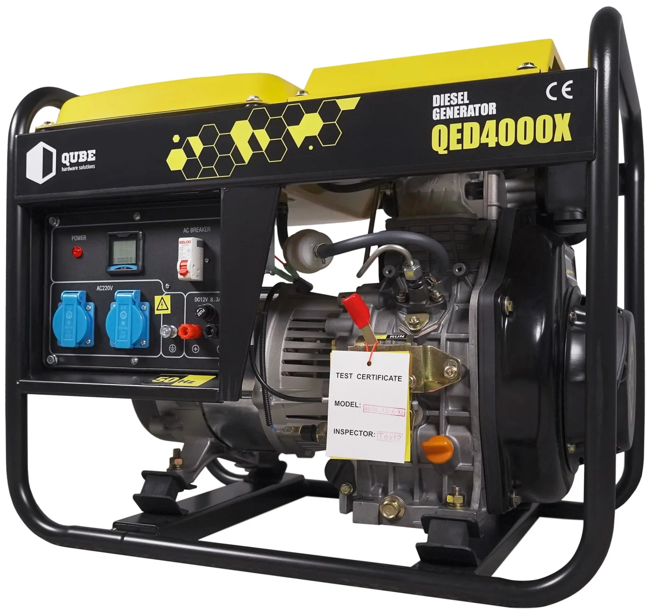 Купити дизельний генератор Qube QED4000X в Києві