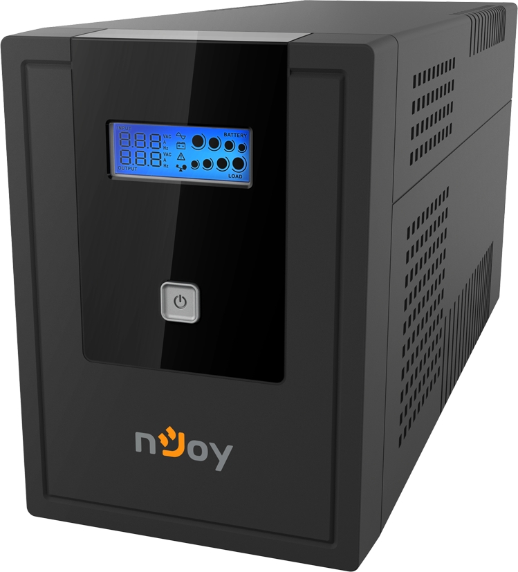 Джерело безперебійного живлення nJoy Cadu 1000 (UPCMTLS610HCAAZ01B), Lin.int., AVR, 4 x Schuko, USB, LCD, пластик