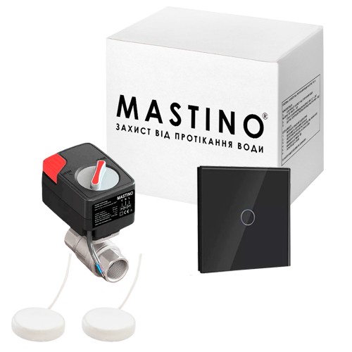 Характеристики система защиты от протечек воды  Mastino TS2 1/2" Light Black
