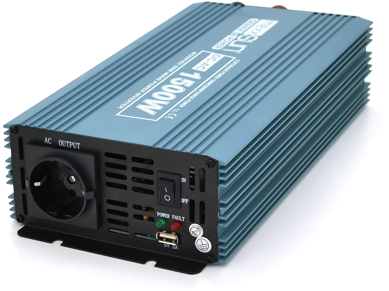 Однофазный инвертор Mexxsun MXS-1500, 12V/220V, 1500W (MXS-1500-12M/29229)