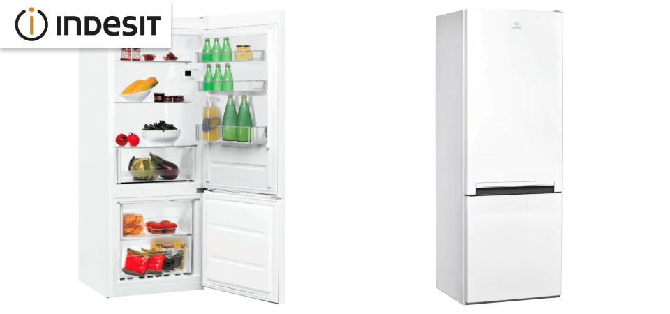 Indesit LI6S1EW - холодильник із нижнім розміщенням морозильного відсіку