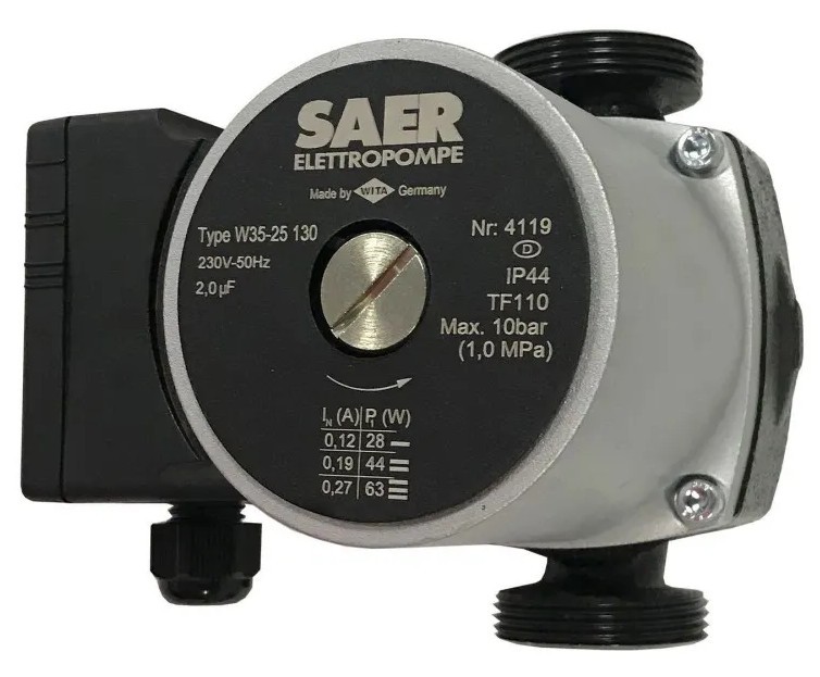 Saer W35-25 130мм + гайки