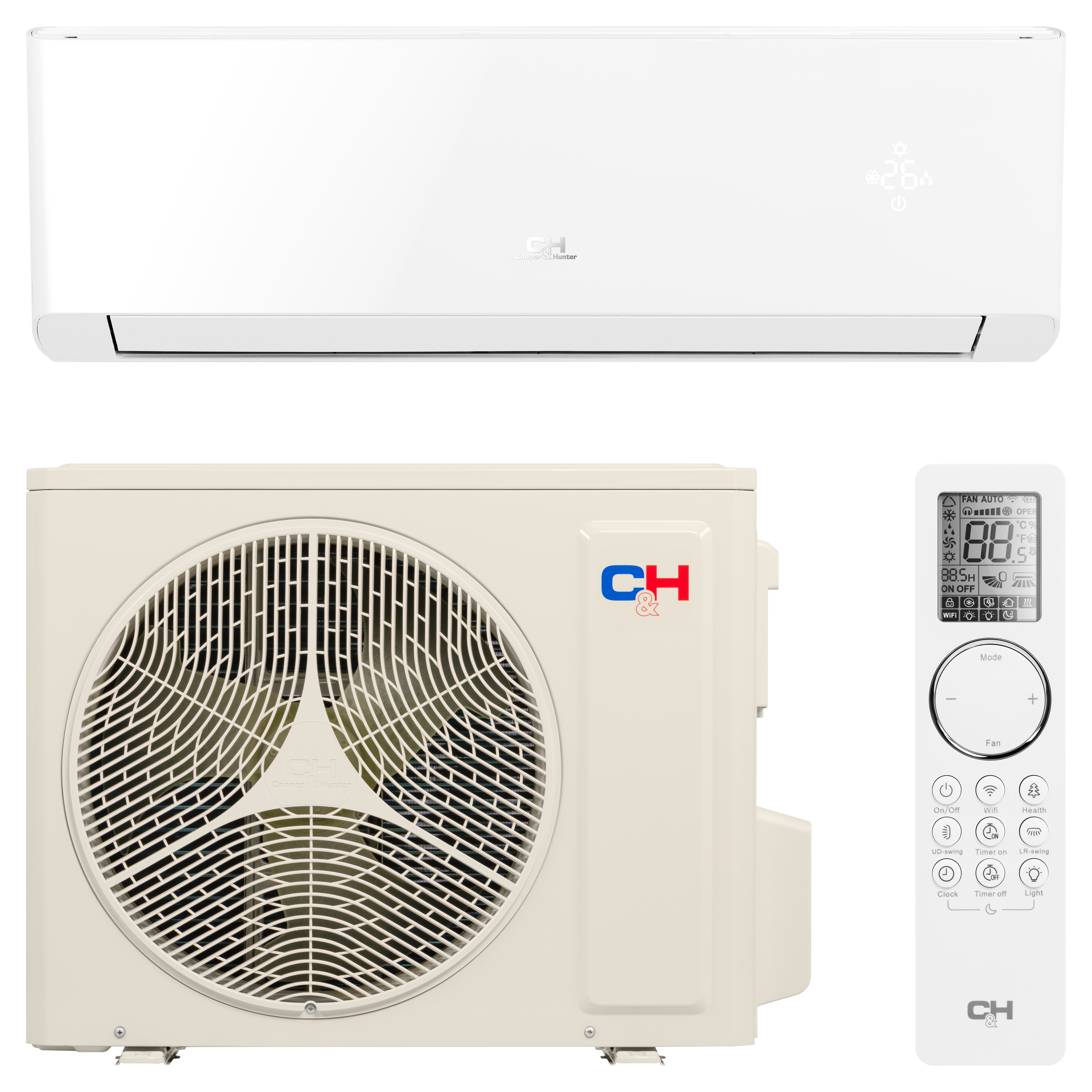 Кондиціонер Cooper&Hunter інверторний Cooper&Hunter Supreme Continental Wi-Fi CH-S18FTXAL2-WP