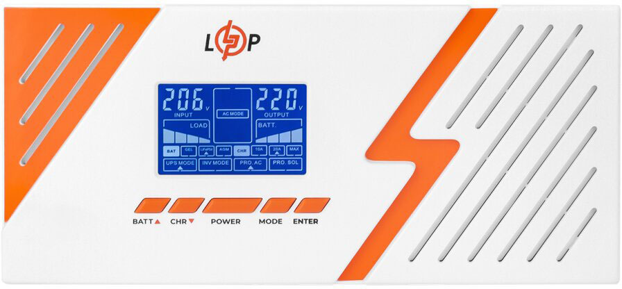Источник бесперебойного питания LogicPower 12V LPM-PSW-1500VA (1050Вт) White в интернет-магазине, главное фото