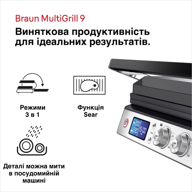 Электрогриль  Braun MultiGrill 9 CG 9040 отзывы - изображения 5