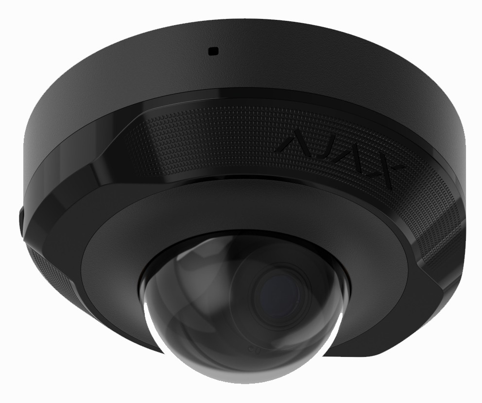 Камера Ajax для відеоспостереження Ajax DomeCam Mini (5 Mp/2.8 mm) Black
