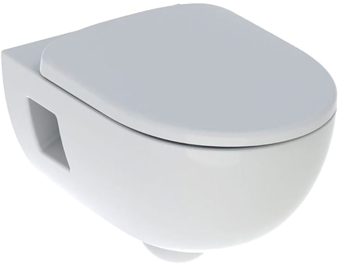 Унітаз підвісний Geberit SelNova Rimfree 501.750.00.1, з сидінням з кришкою