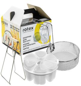 Баночки для йогурту, фритюрниця, щипці Rotex RAM03-M інструкція - зображення 6