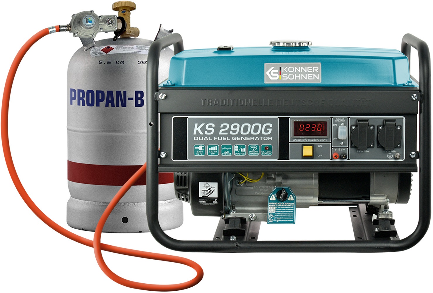 Отзывы генератор газ/бензин Konner&Sohnen KS 2900G в Украине
