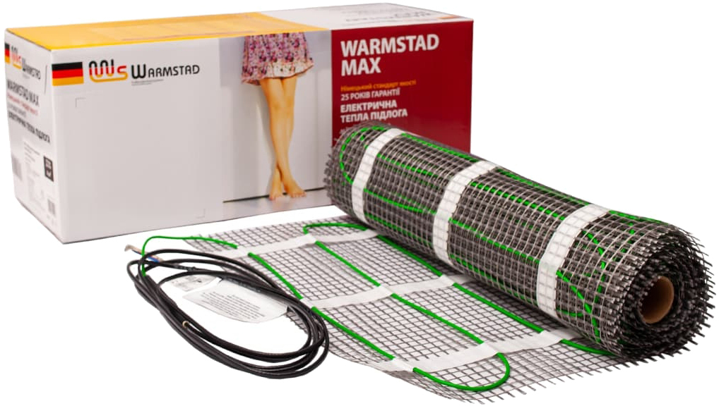 Теплый пол Warmstad под плитку Warmstad Max EcoPRO-450-3.0/150 W/m2 с терморегулятором RTP
