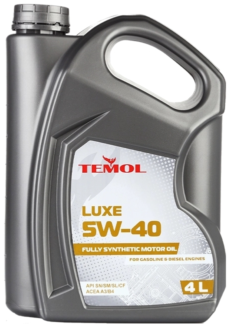 Моторное масло Temol Luxe 5W40 4 л в интернет-магазине, главное фото