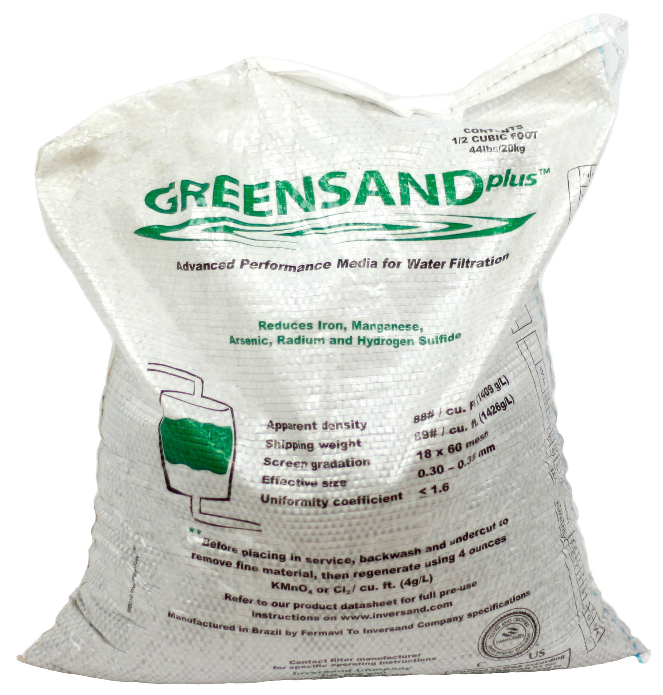 Ціна засипка для фільтра Inversand Company Greensand Plus (14,2 л/мішок (20 кг)) в Києві