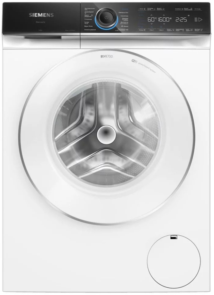 Характеристики пральна машина на 1600 обертів Siemens WG56B2A0UA