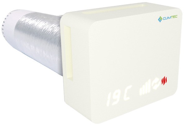 Рекуператор с датчиком температуры Climtec Optima 125 Standard (Белый)