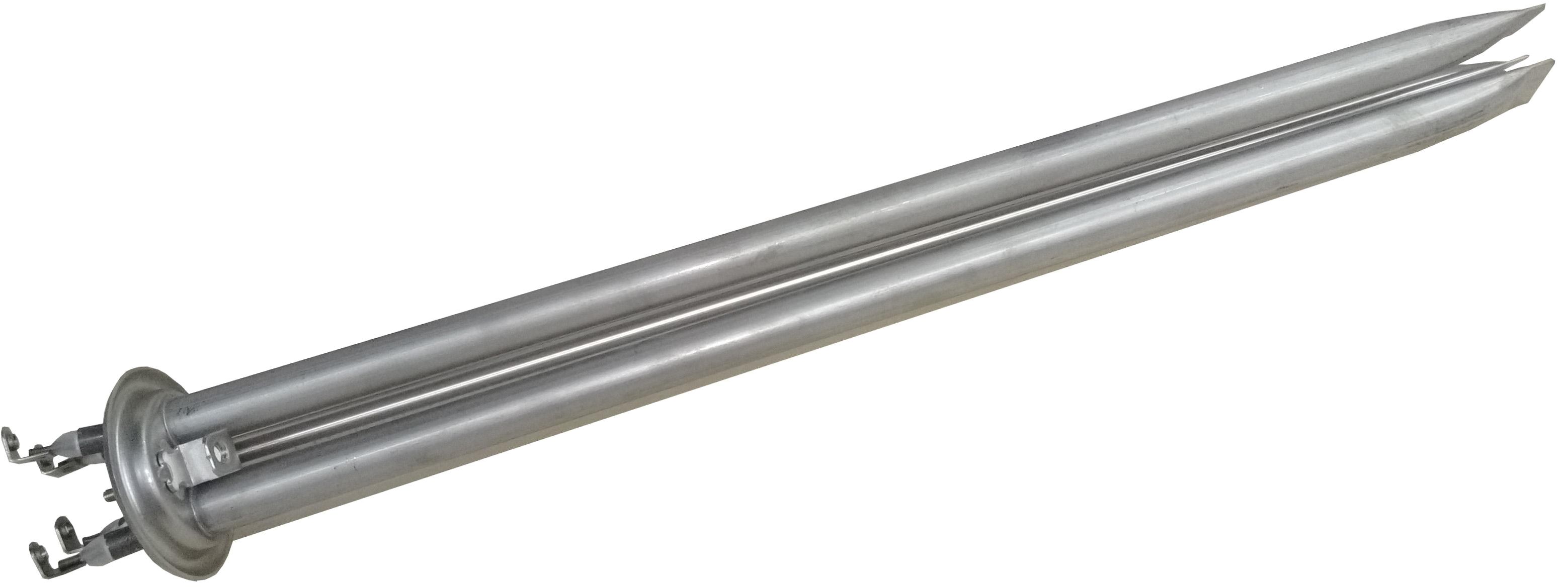 Фланець для водонагрівача Willer на серію Elegance 2400W, (2х800W, d = 63mm, L = 420mm, з ніжкою під анод) (E22-19e)