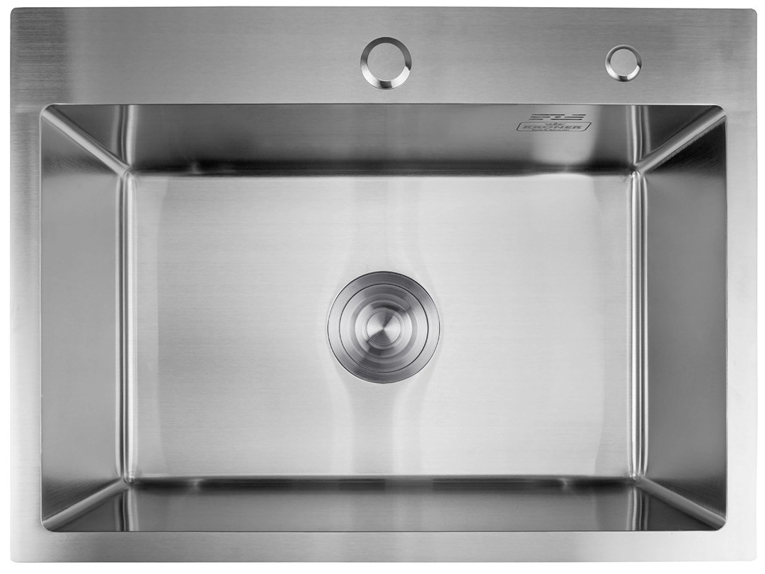 Кухонна мийка довжина 430 мм Kroner KRP Gebürstet - 5843HM (3/1 мм)