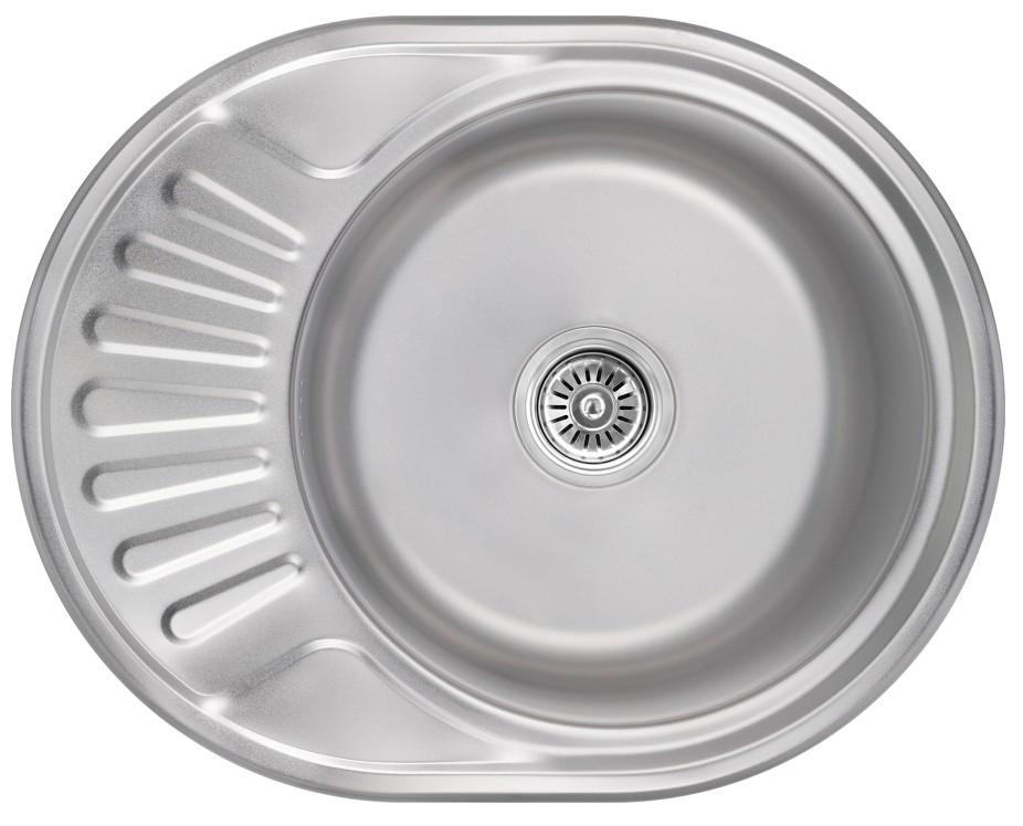 Характеристики кухонна мийка довжина 450 мм Lidz 5745 0,8 мм Satin (LIDZ5745SAT08)