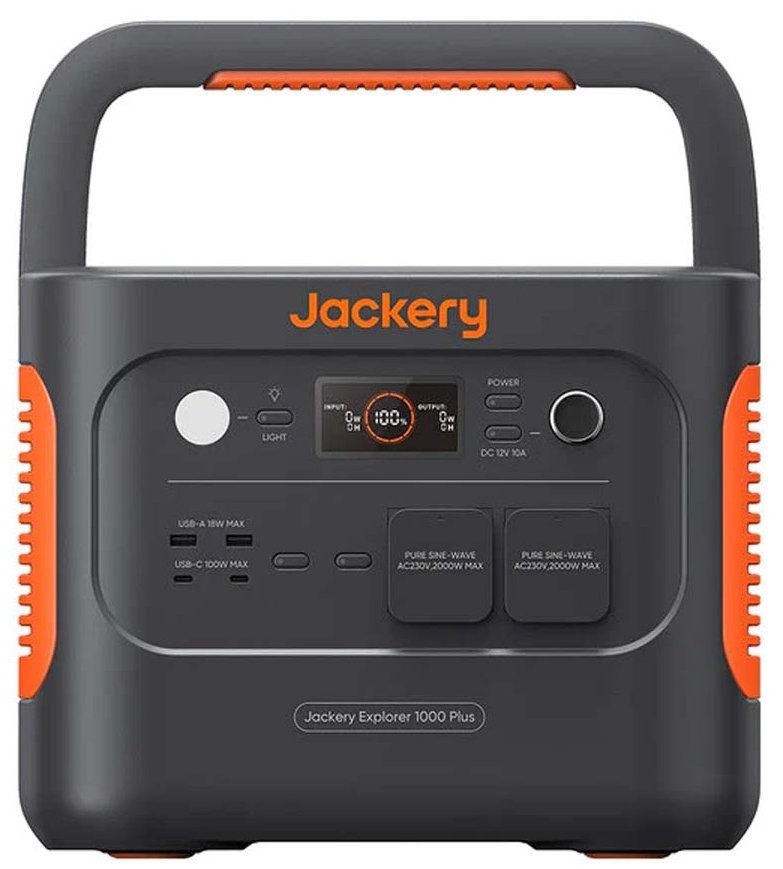 Jackery Explorer 1000 Plus, 2000Вт / 1264Вт*год