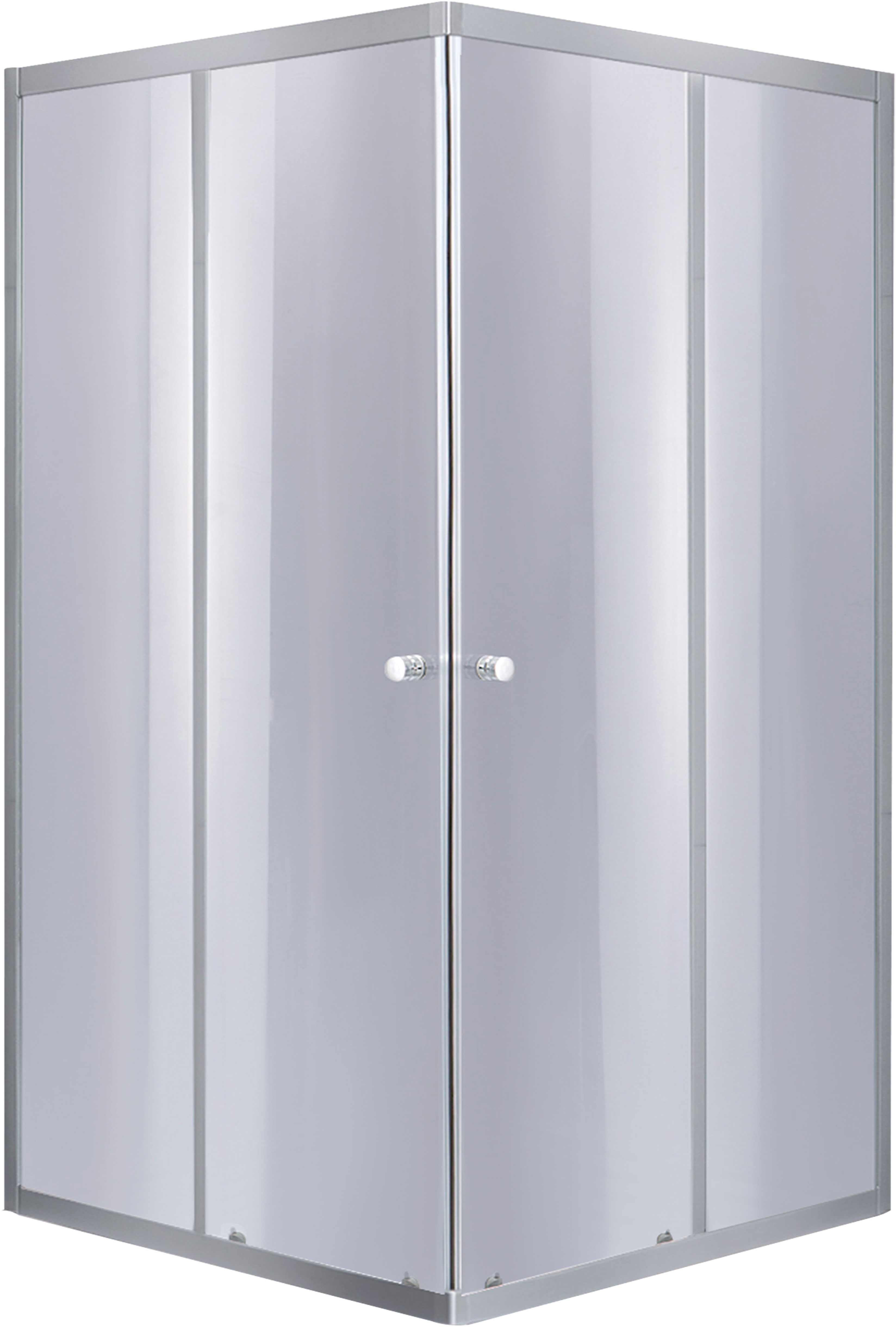 Дводверна душова кабіна Lidz Wawel SC90x90.SAT.LOW.GR (LWASC9090SATLOWGR2)