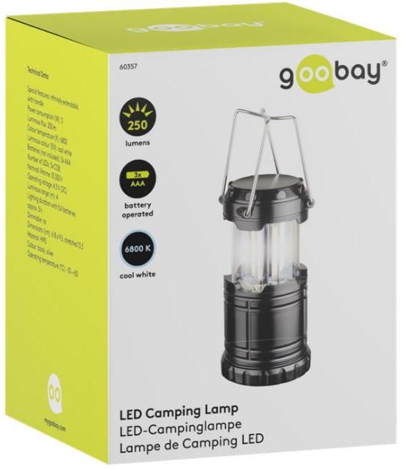 Кемпінговий ліхтарик Goobay LED 60357  інструкція - зображення 6