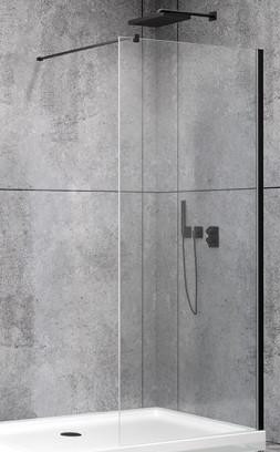 Ducel Walk-In WL171В1 Black Matt 1000x2000