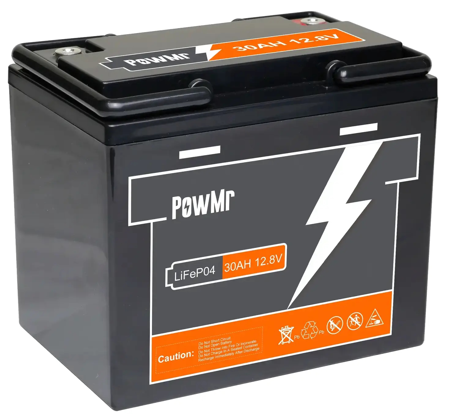 Акумуляторна батарея PowMr 12.8V 30Ah LiFePo4 (POW-30AH-12V) в інтернет-магазині, головне фото