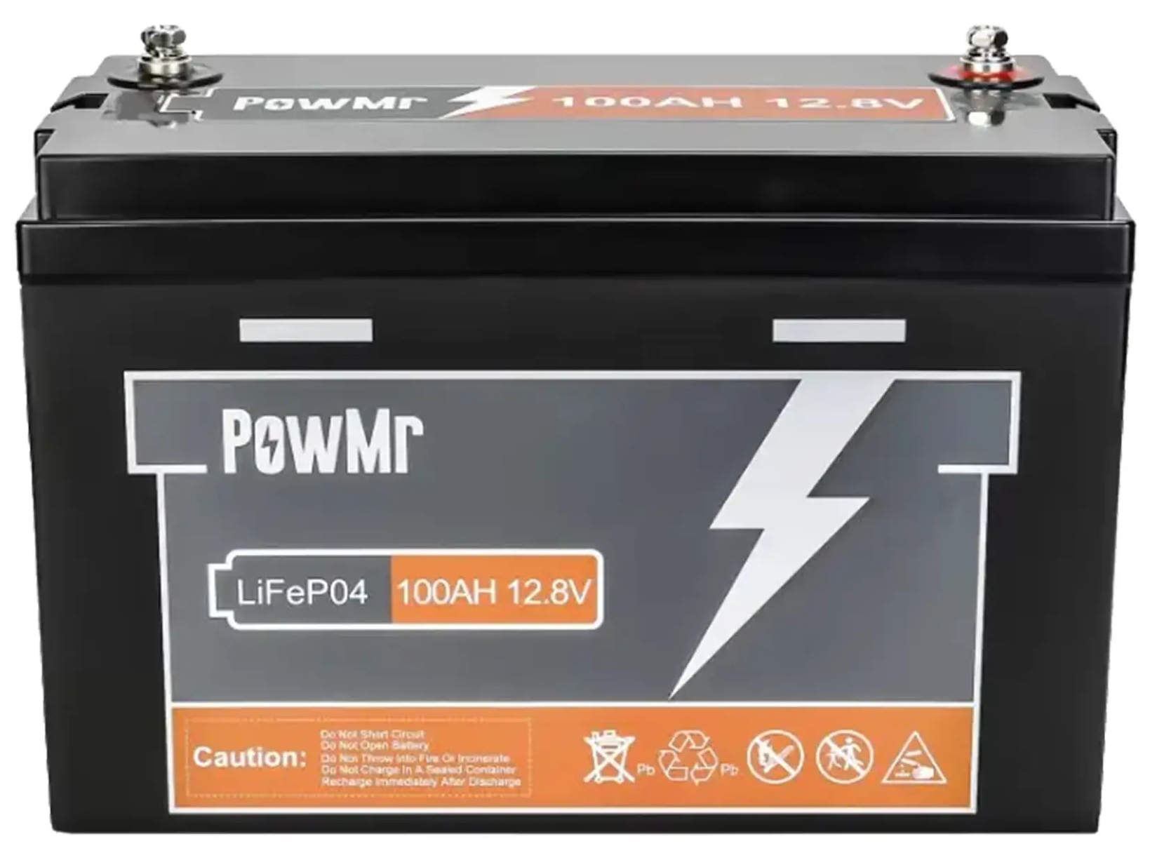 Аккумулятор 100 A·h PowMr 12.8V 100Ah LiFePo4 (POW-100AH-12V)
