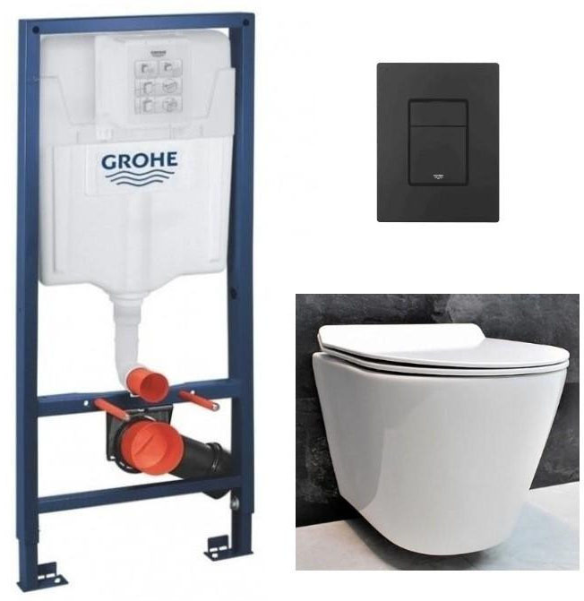 Grohe Rapid SL 38772001 + DUSEL AREZ + панель змиву Grohe