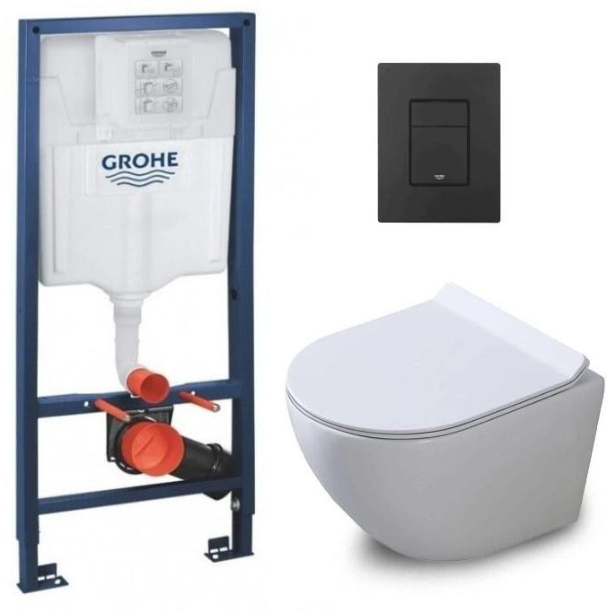 Grohe Rapid SL 38772001 + DUSEL LEVITA + панель змиву Grohe