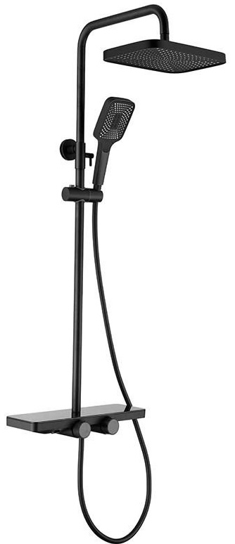 Душова система Dusel Bronx Thermostatic Black (233307000)