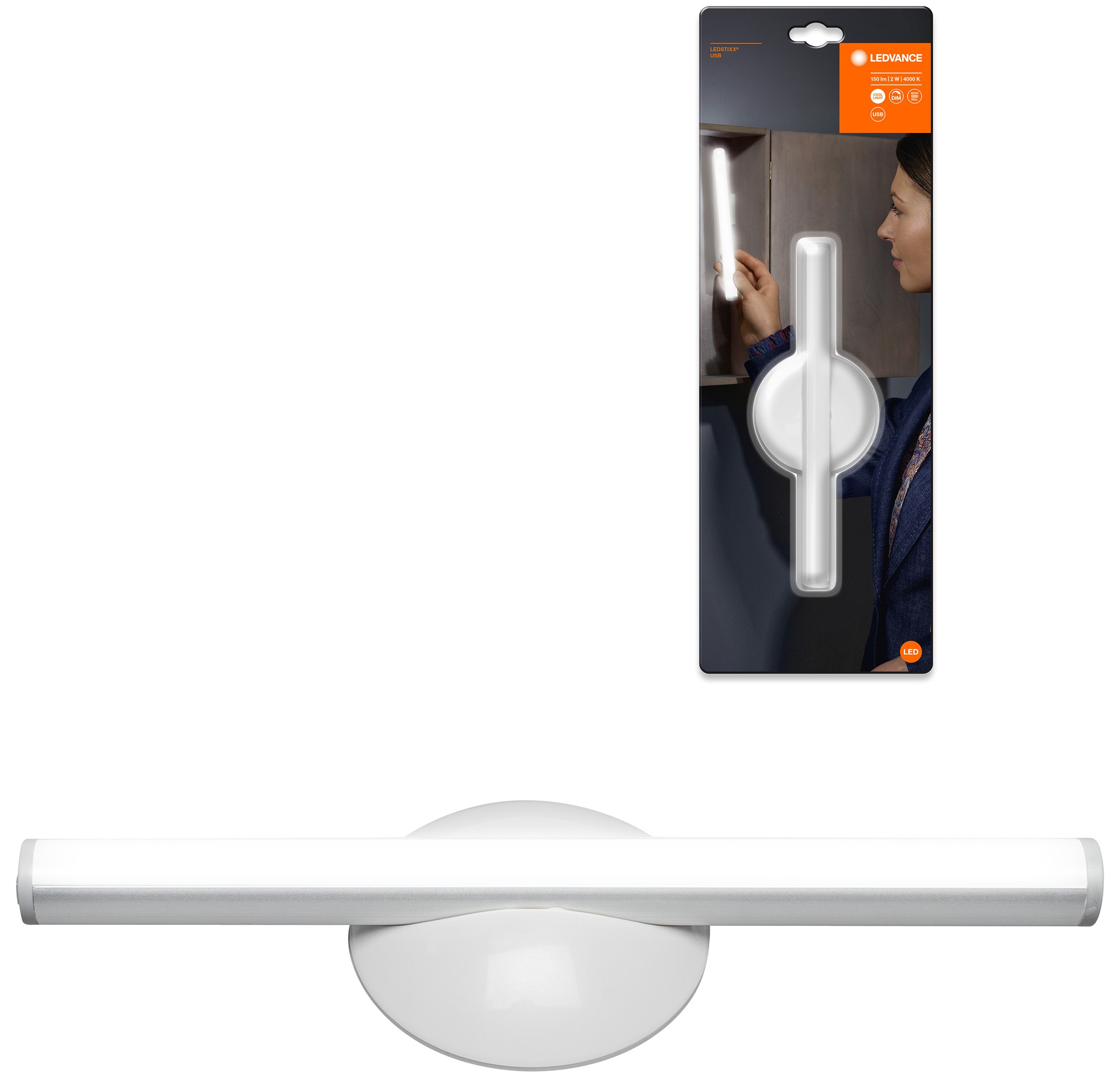 Ledvance LEDstixx USB Silver (4058075399723)