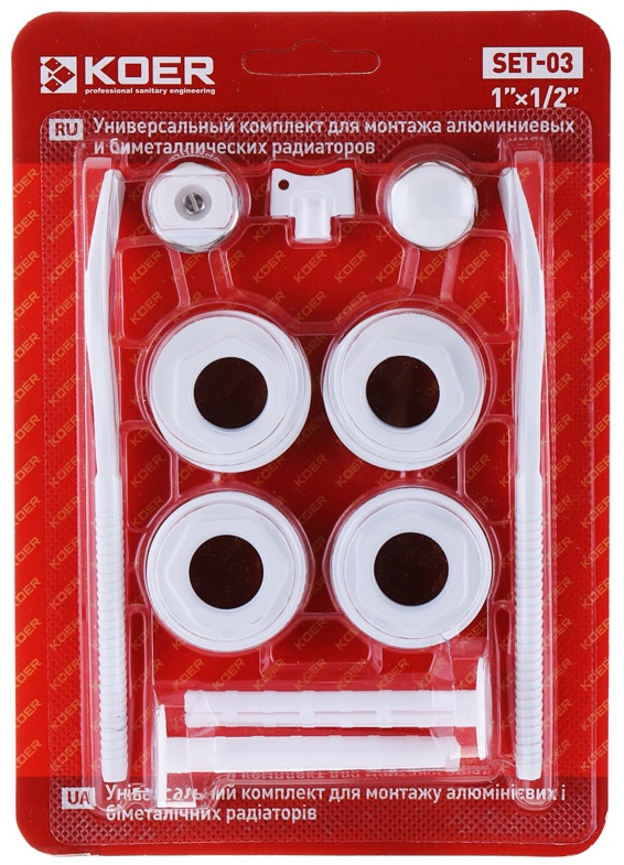 Koer SET-03 1/2" з кріпленнями (KR1563)