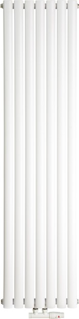 Luxrad Oval 1700x410x88 нижнє підключення ZDC (центр) + кріплення (OVA17004109003ZDC)