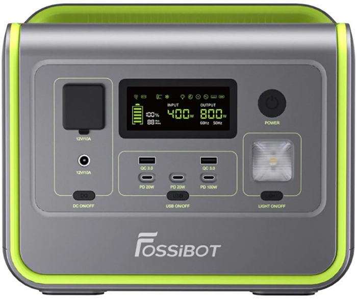 FOSSIBOT F800, 800Вт / 512Вт*год