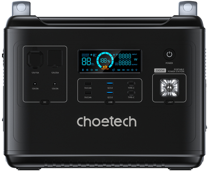 Choetech 2000W Powerstation (BS006), 2000Вт / 1997Вт*год