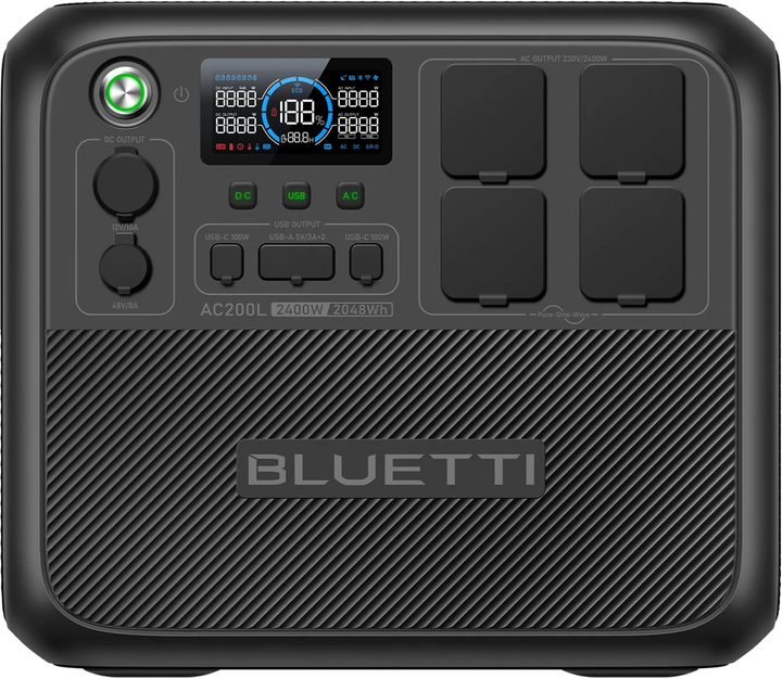 Bluetti AC200L, 2400Вт / 2048Вт*год