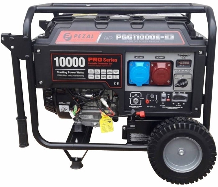 Pezal PGG11000E-E3 + олива (8.5 кВт, ~3ф, 400 В)