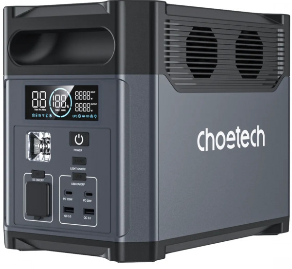 Choetech BS061 (BS061-EU-GY), 1200Вт / 1024Вт*год