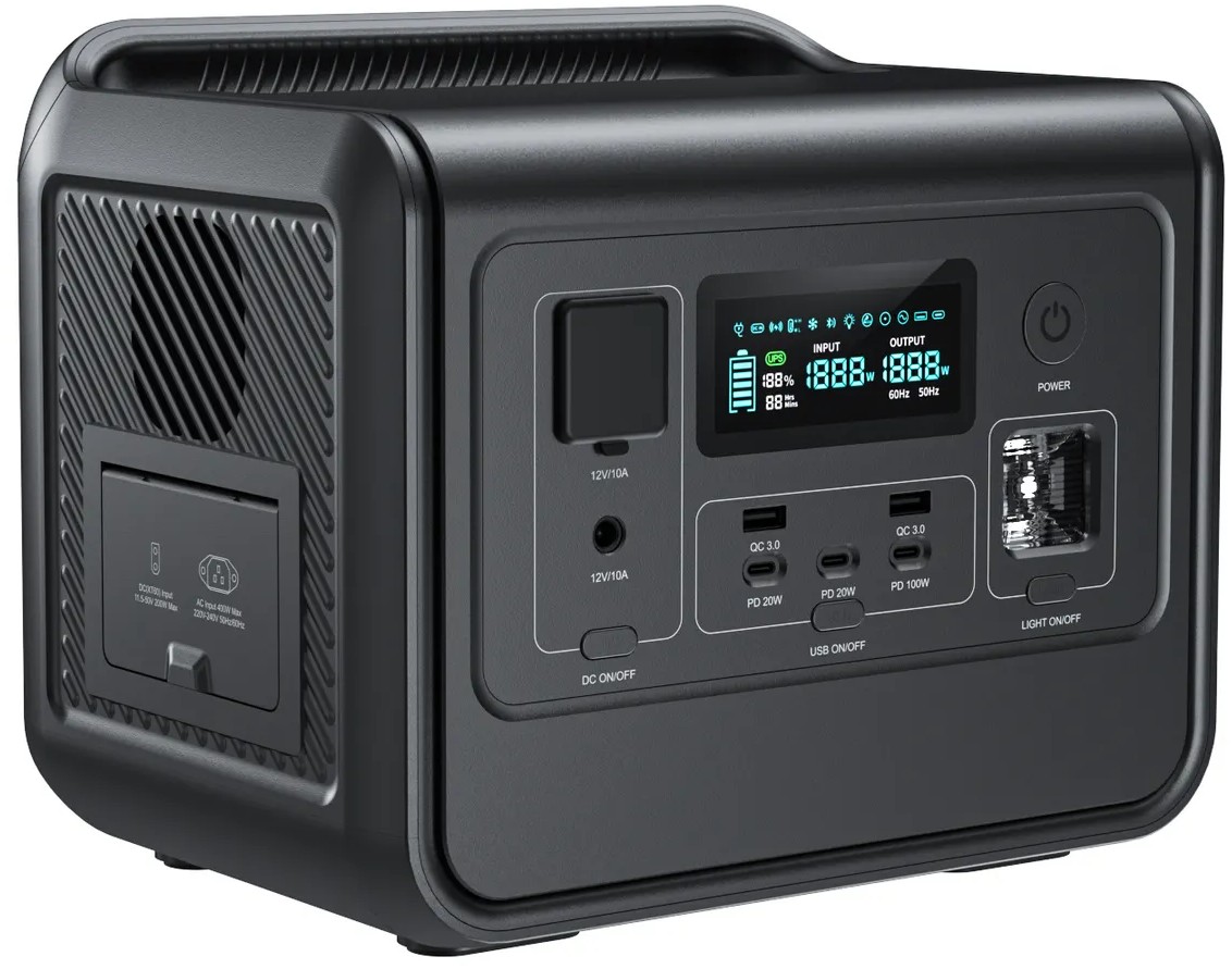 Choetech BS060 (BS060-EU-GY), 800Вт / 512Вт*год