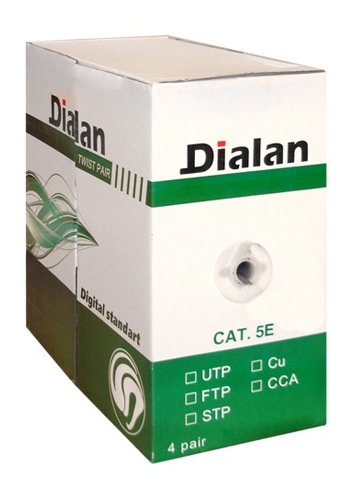 Dialan КНВЕ 4x2x0.50 CU (FTP-cat.5Е), 305 м