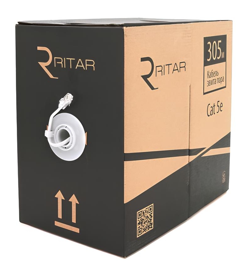Ritar КВП 2x2x0.50 CCA (UTP-cat.5Е), white, 305 м (05057)