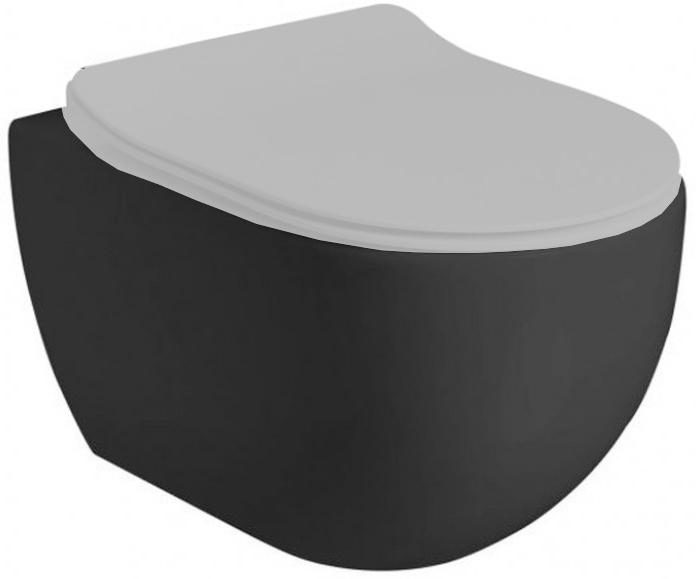 Характеристики унітаз підвісний AXA Glomp Norim Matt Black 0201007