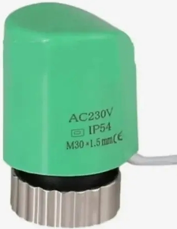 Сервопривід водяної теплої підлоги 4Heat M30x1,5 NO 230V (4HT.SRPD.M30.NO)