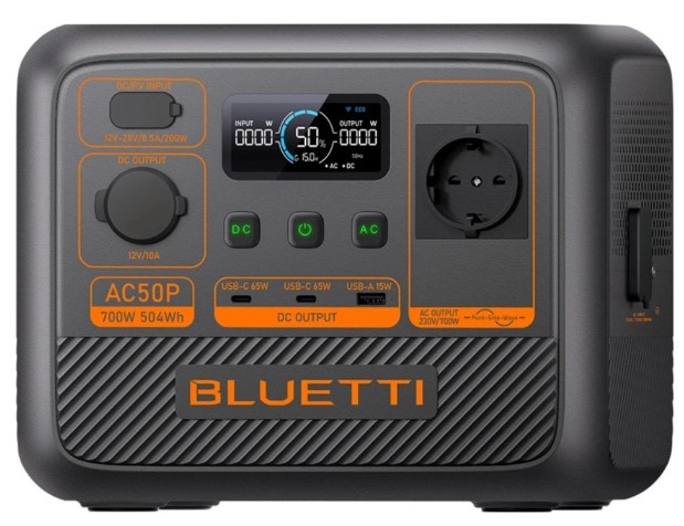Bluetti AC50P, 700Вт / 504Вт*год