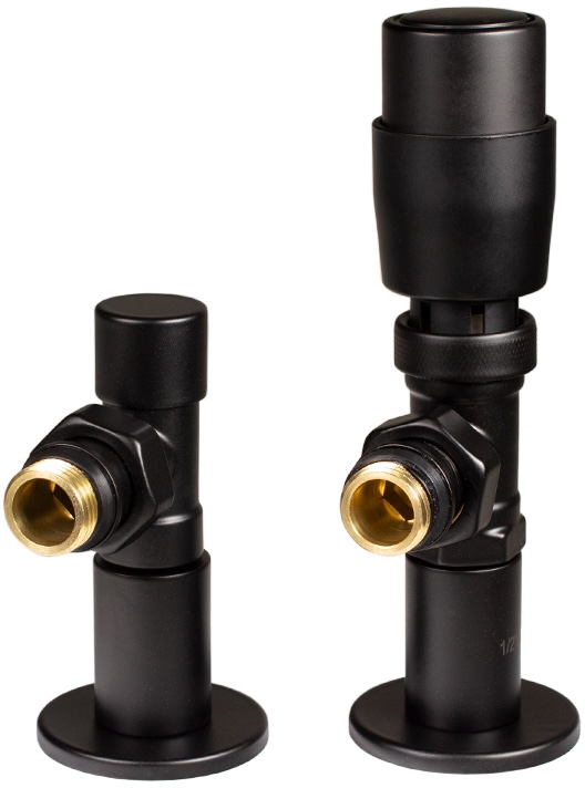 Ideale 1/2"x1/2" ВЗ кутові чорні (22608)